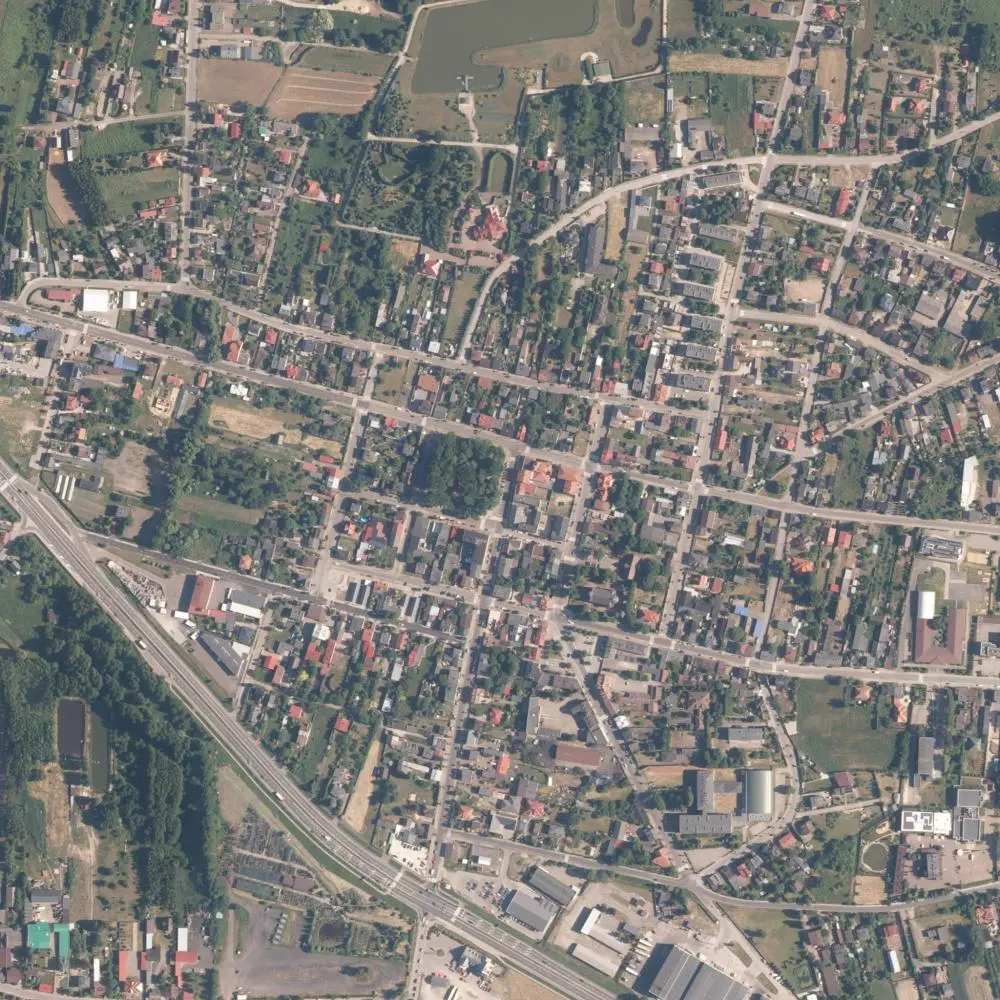 Zdjęcie lotnicze Tuszyna
